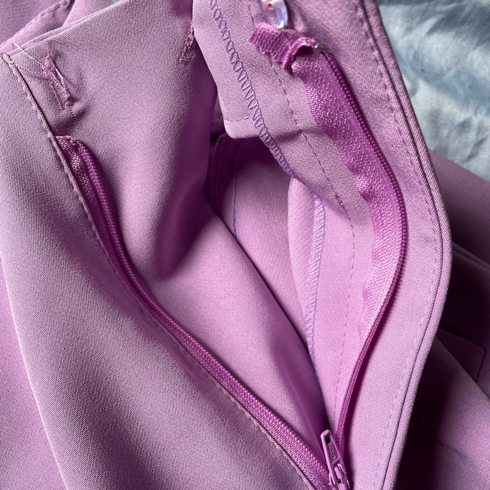 Lavender Satin Pants /size S / - Picture 5 of 5